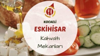 Kocaeli Eskihisar kahvaltı mekanlarını gösteren sahil kenarı kahvaltı görseli