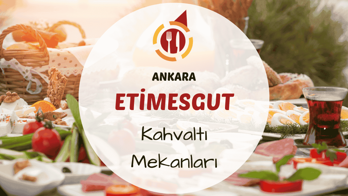 Etimesgut Bağlıca'da yeşillik içinde serpme kahvaltı sofrası kurulmuş bahçe mekanı