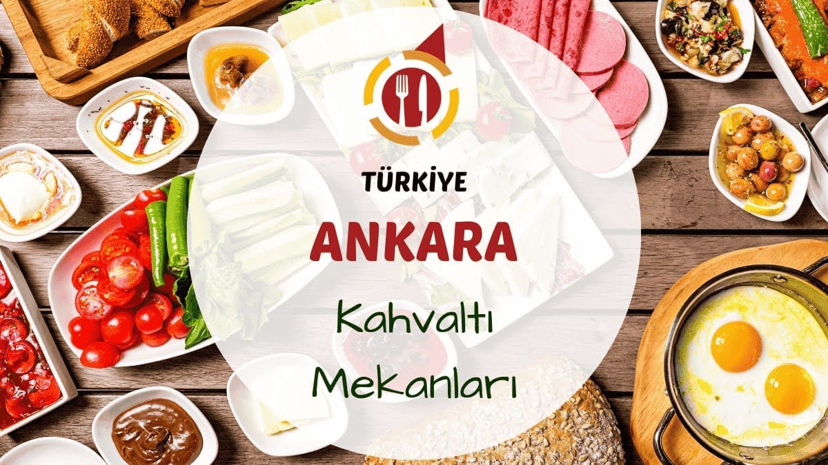 Ankara'da serpme kahvaltı sofrası üzerinde peynir reçel ve taze çay