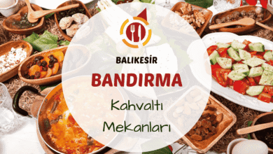 Balıkesir Bandırma kahvaltı mekanlarını gösteren kahvaltı sofrası görseli