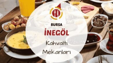 Bursa İnegöl kahvaltı mekanlarını gösteren kahvaltı masası görseli