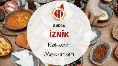 Bursa İznik kahvaltı mekanlarını gösteren göl kenarı kahvaltı masası görseli