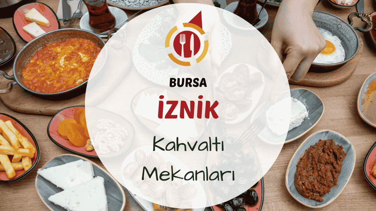 İznik Gölü kıyısında sabah ışığında kahvaltı masası ve göl manzarası