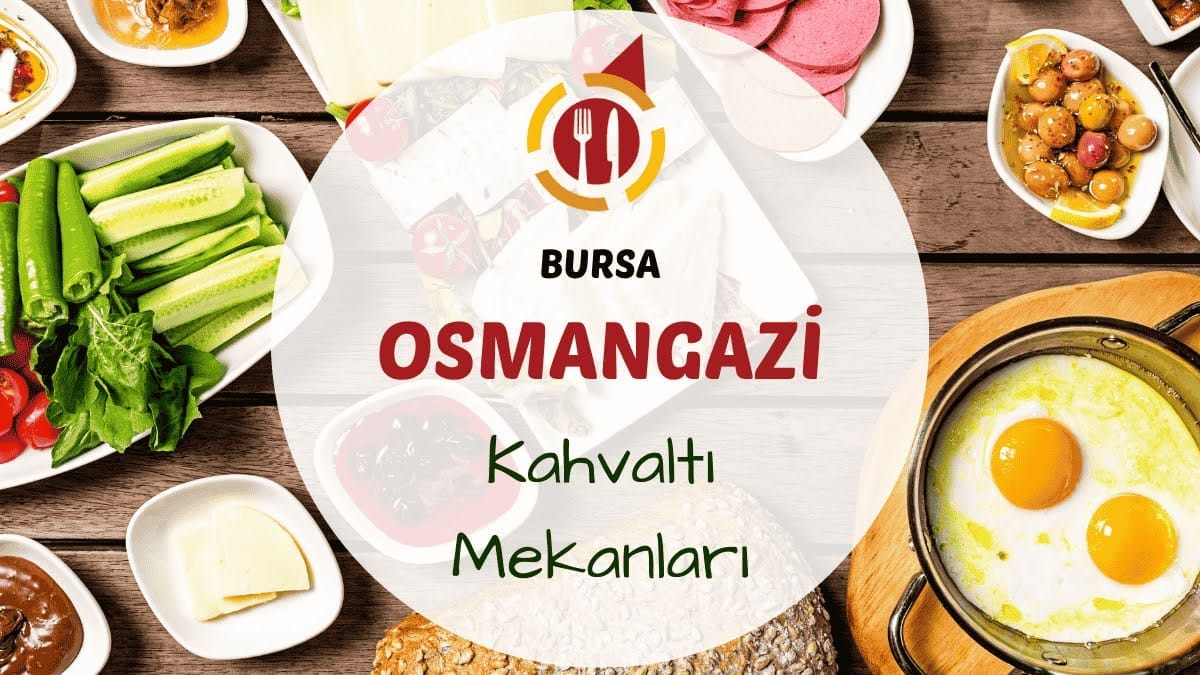 Osmangazi'de tarladan sofraya köy kahvaltısı sunan bir mekanın açık hava masası