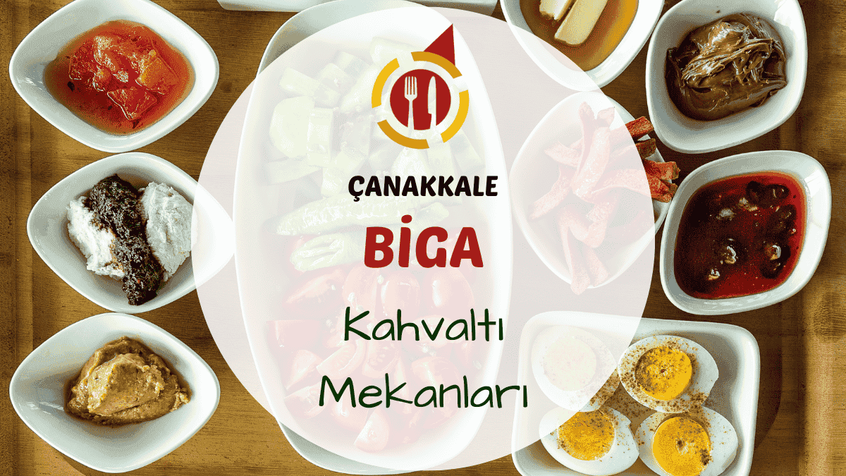 Biga merkezde serpme kahvaltı tabağı, taze peynirler ve köy yumurtası servis edilen bir masa düzeni