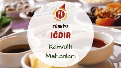 Iğdır kahvaltı mekanlarını gösteren yöresel ürünlerle hazırlanmış kahvaltı masası görseli