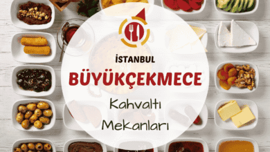 İstanbul Büyükçekmece kahvaltı mekanlarını gösteren deniz kenarında kahvaltı masası görseli