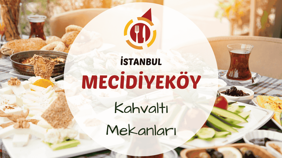 Mecidiyeköy sokaklarında serpme kahvaltı tabağı menemen pişi ve Antakya usulü çeşitler