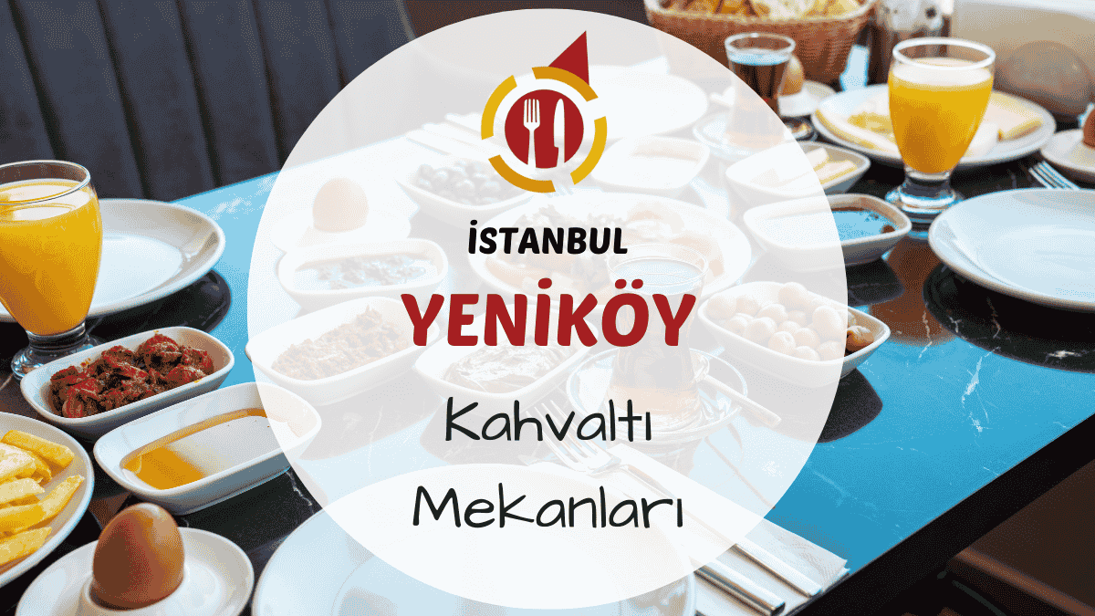 Yeniköy sahilinde sabah kahvaltısı yapılan kafelerden bir görünüm