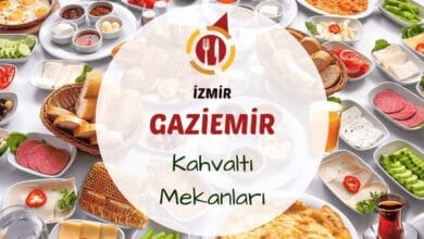 İzmir Gaziemir kahvaltı mekanlarını gösteren açık hava kahvaltı masası görseli