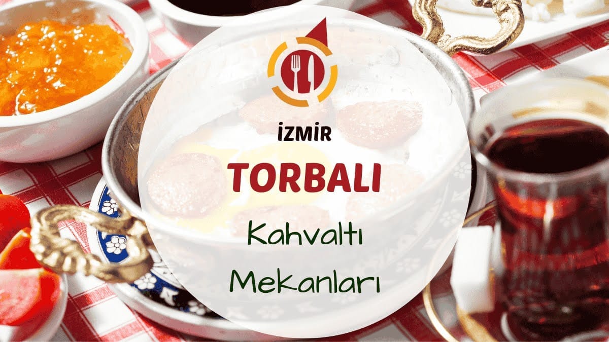 Torbalı'da açık havada kurulan serpme kahvaltı tabağı ve demlik çay servisi