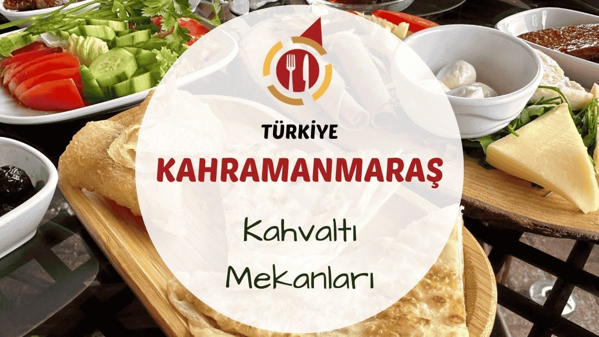 Şairler Tepesi'nden Kahramanmaraş panoraması eşliğinde serpme kahvaltı tabağı