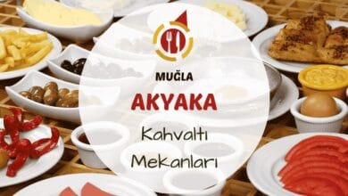 Muğla Akyaka kahvaltı mekanlarını gösteren Azmak Nehri kenarında kahvaltı masası görseli