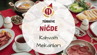 Niğde kahvaltı mekanlarını gösteren doğal ürünlerle hazırlanmış kahvaltı masası görseli