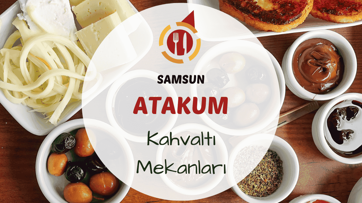 Atakum'da dağ manzaralı bir kahvaltı sofrasında kuymak peynir ve taze ekmek servis edilirken