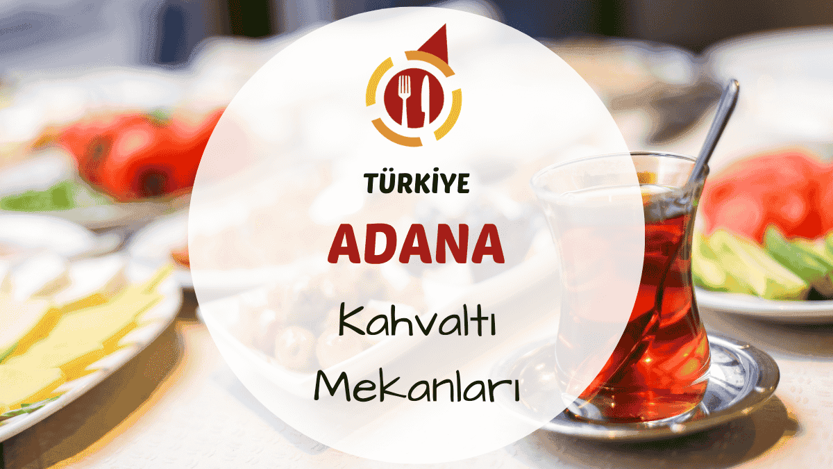 Adana'da narenciye ağaçları arasında serpme kahvaltı sofrası ve demlik çay