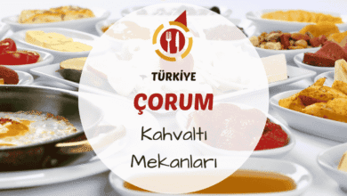 Çorum kahvaltı mekanlarını gösteren cevizli lezzetler, yöresel peynirler ve köy kahvaltısıyla donatılmış masa görseli