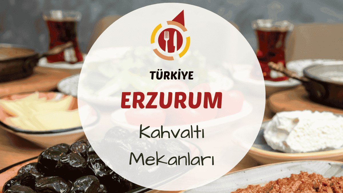 Erzurum'da geleneksel kahvaltı sofrası, bal kaymak ve demli çay sunumu