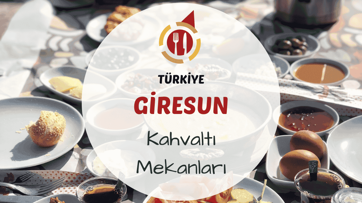 Giresun'da fındık bahçeleri arasında kurulan serpme kahvaltı sofrası