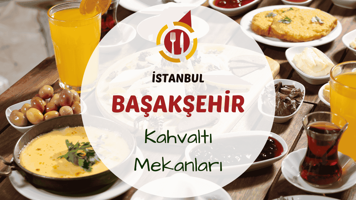 Başakşehir'de açık havada hazırlanmış serpme kahvaltı sofrası ve yeşil bahçe manzarası