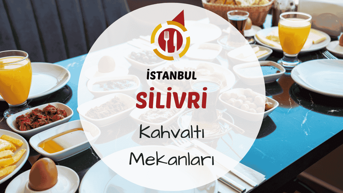 Silivri sahilinde serpme kahvaltı tabağı ve deniz manzarası görünümü