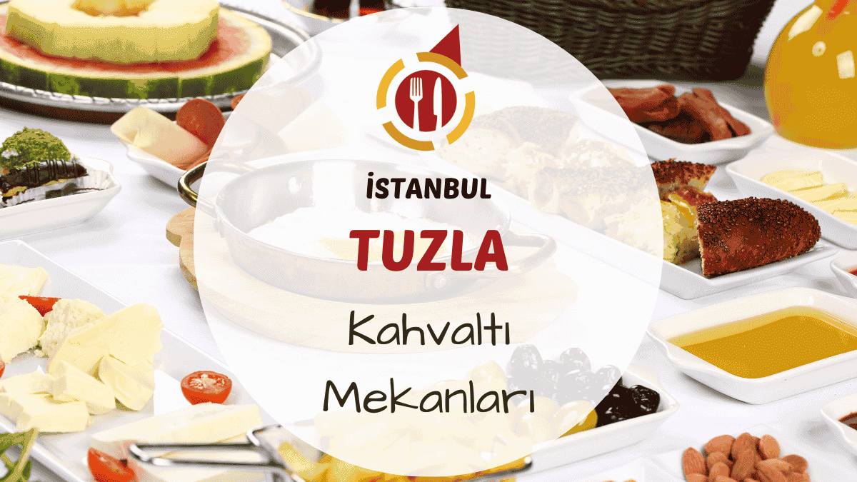 Tuzla sahilinde deniz manzaralı bir masada serpme kahvaltı tabağı