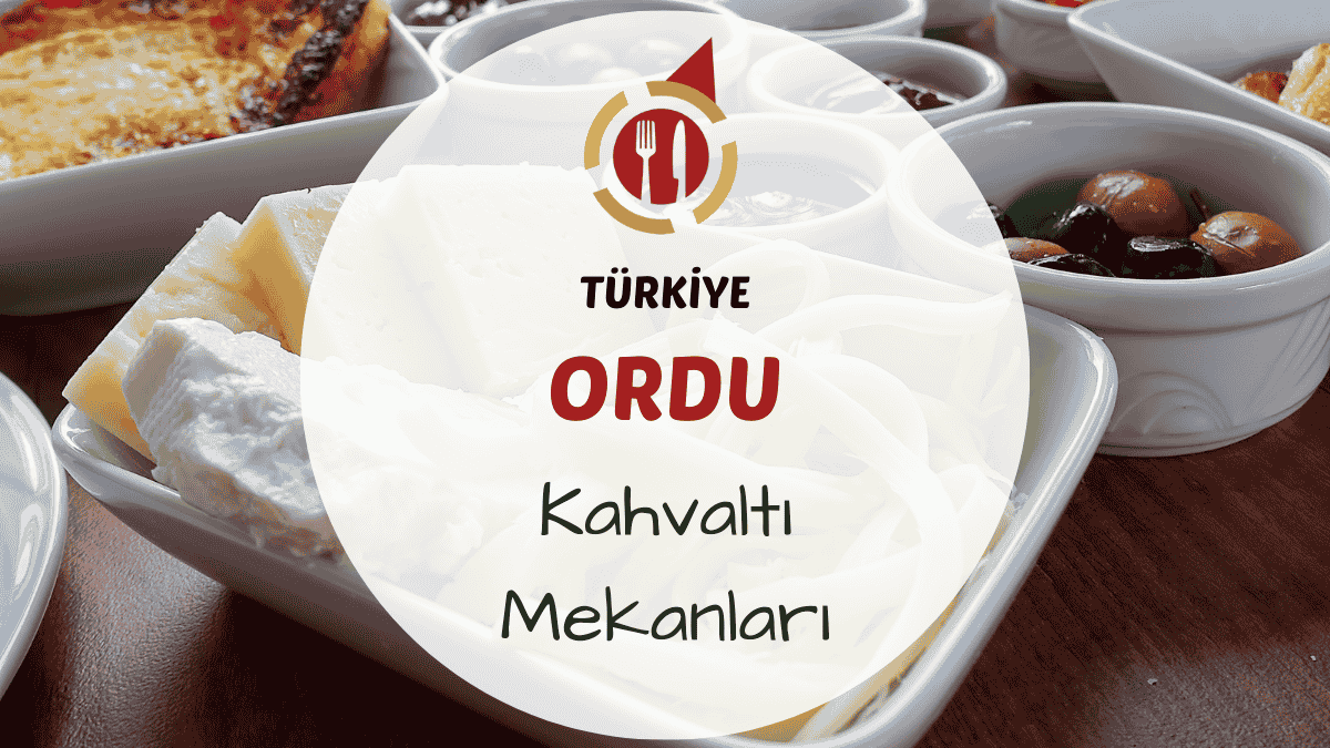 Ordu'da yöresel ürünlerle hazırlanmış zengin bir serpme kahvaltı masası görünümü