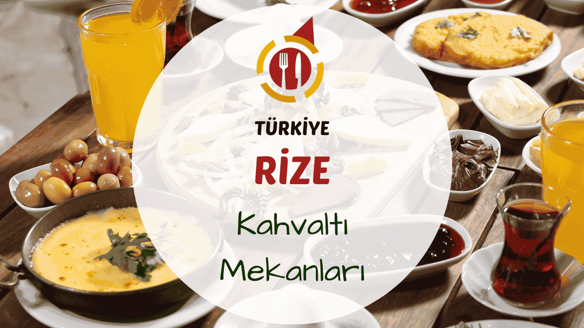 Rize'de serpme kahvaltı sofrası muhlama ve çay eşliğinde sabah manzarası