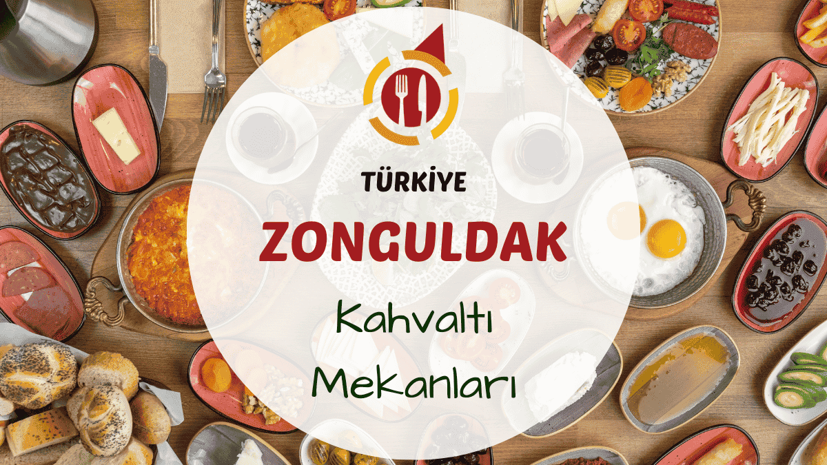 Zonguldak'ta deniz manzaralı bir kafede hazırlanmış serpme kahvaltı sofrası