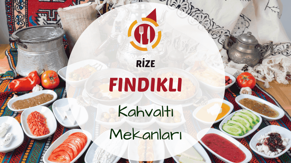 Fındıklı dere kenarında serpme kahvaltı sofrası ve çay bardakları