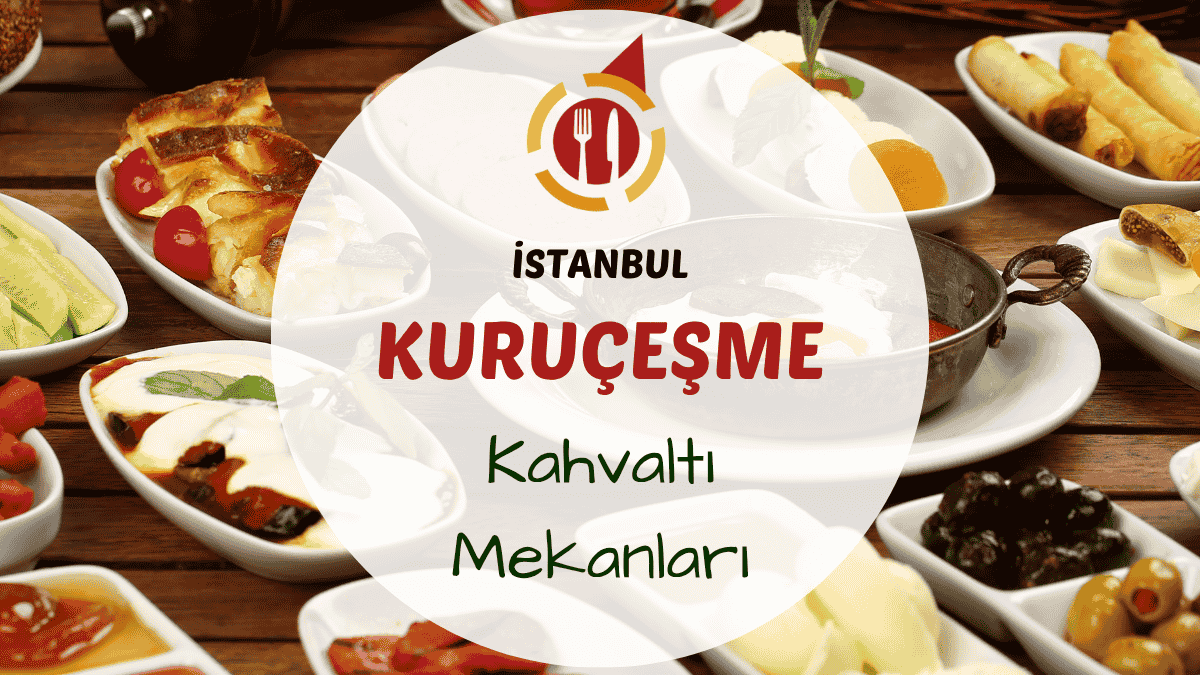 Kuruçeşme sahilinde Boğaz manzaralı bir masada serpme kahvaltı tabağı