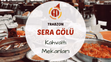 Sera Gölü kenarında serpme kahvaltı sofrası ve yeşil göl manzarası