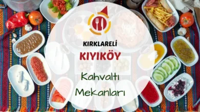 Kıyıköy kahvaltı yerleri ve pabuçdere nehir manzarası.